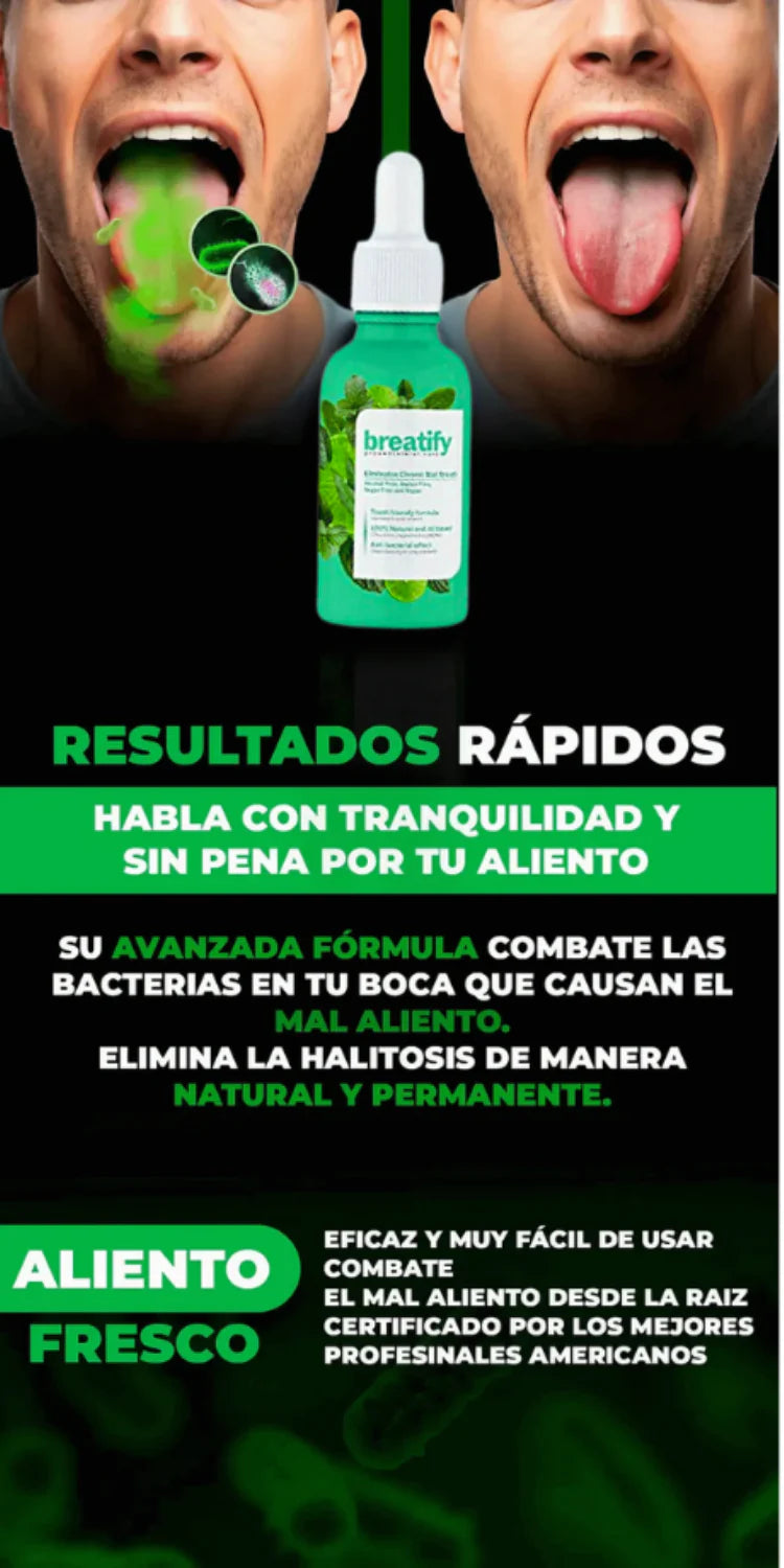 2 X 1 FreshMint Drops - Elimina Mal Aliento al Instante